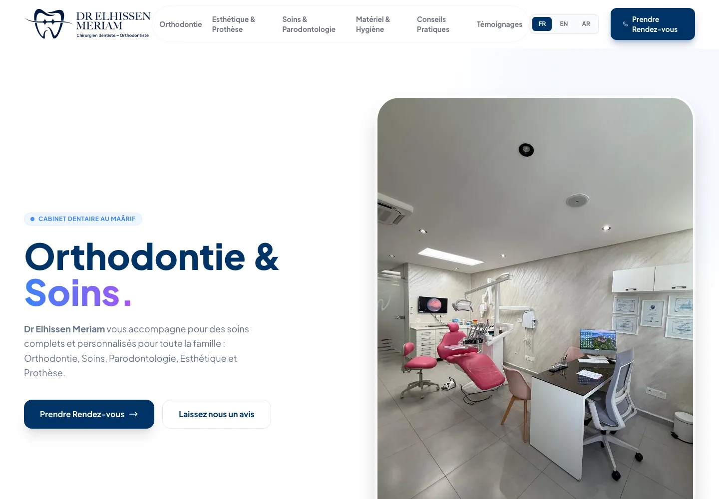 El Hissen Dental, site web
