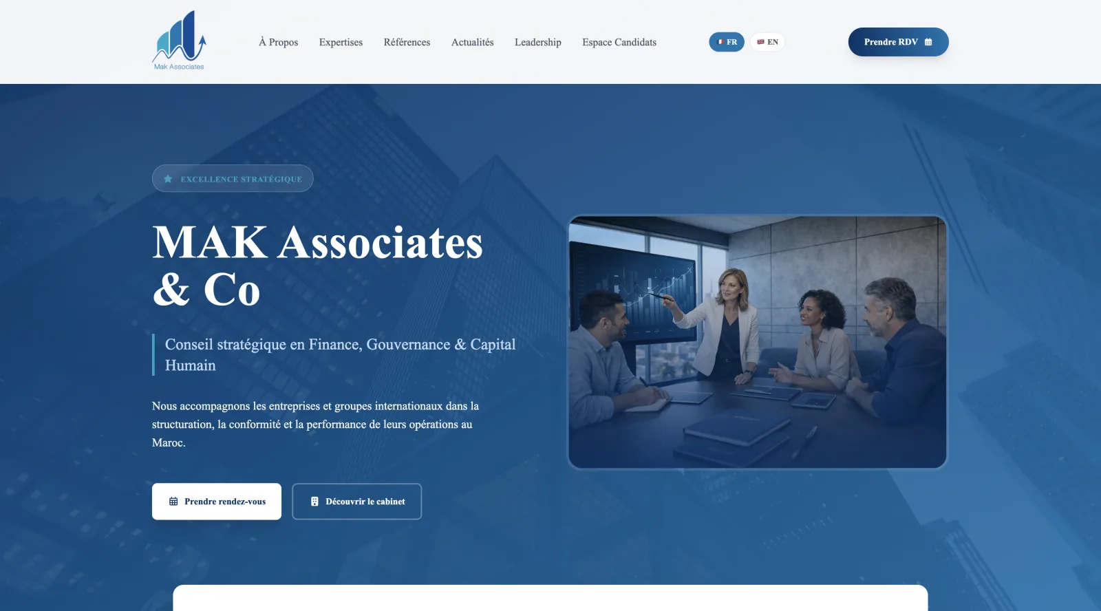 MAK Associates, site cabinet de recrutement